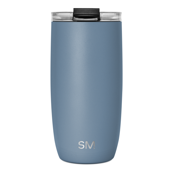 Voyager Tumbler with Clear Flip Lid & Straw