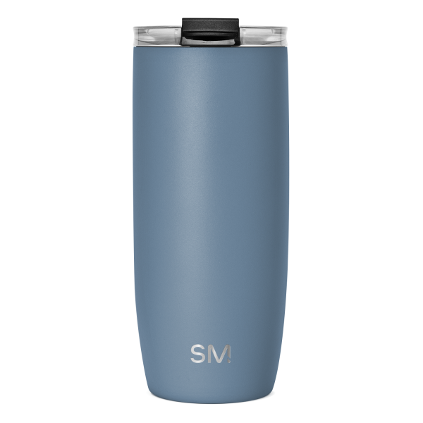 Voyager Tumbler with Clear Flip Lid & Straw