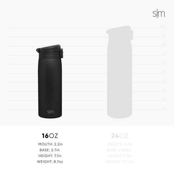 Kona Travel Mug with Locking Flip Lid - Image 3